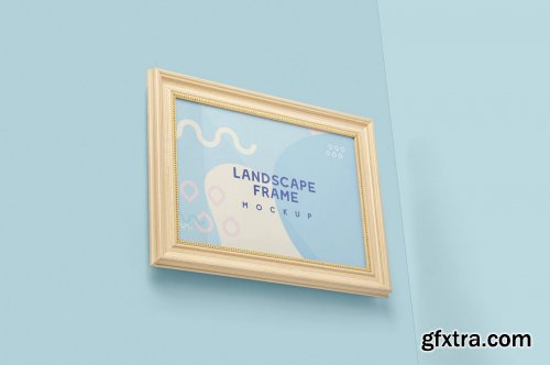 Landscape Wood Frame Mockups