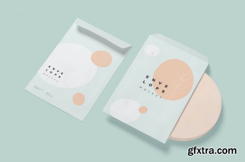 Booklet Size Envelope Mockups