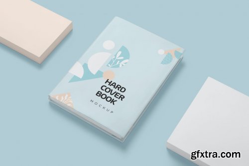 A4-A5 Hardcover Book Mockups