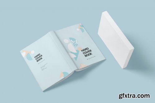 A4-A5 Hardcover Book Mockups