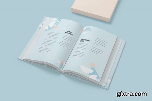 A4-A5 Hardcover Book Mockups