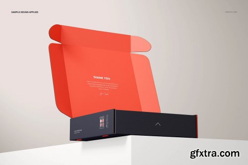 CreativeMarket - Mailing Box Mockup Set 4 6231872