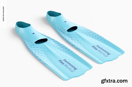 Swimming fins mockup