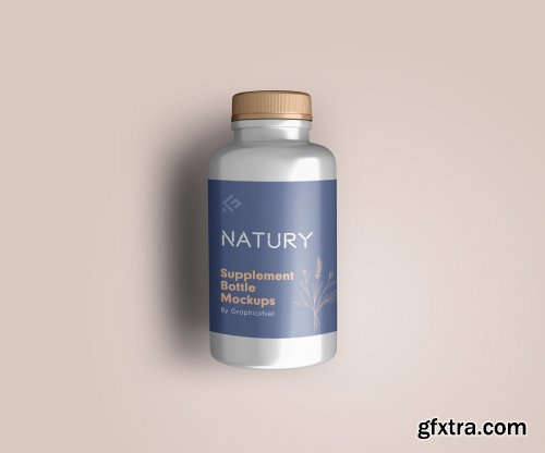 CreativeMarket - Supplement Bottle Mockups 5750711