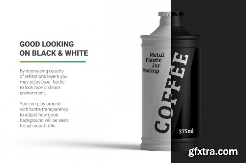 CreativeMarket - Coffee Jar Mockup 5750827