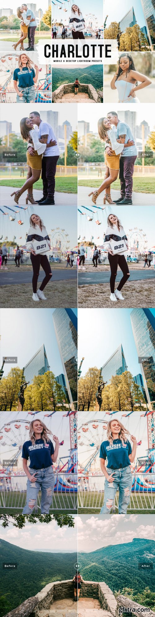 CreativeMarket - Charlotte Pro Lightroom Presets 6280094