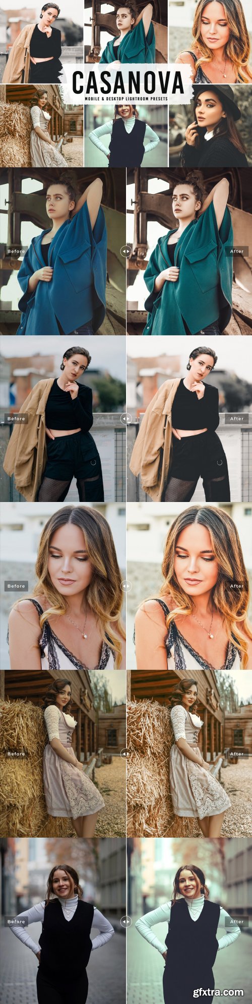 CreativeMarket - Casanova Pro Lightroom Presets 6280257