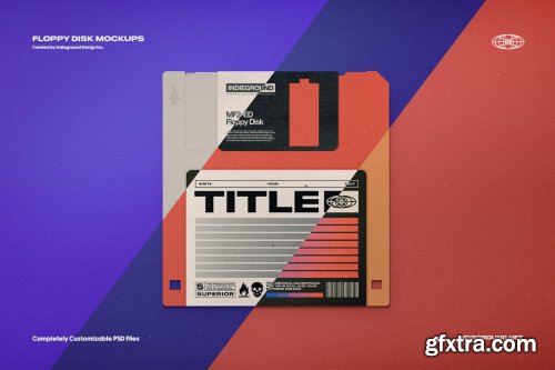 CreativeMarket - Floppy Disk Mockups 5904695