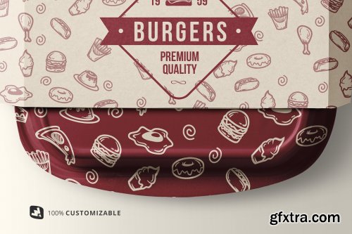 CreativeMarket - Fast Food Container Packaging Mockup 5336430