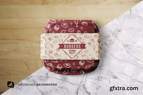 CreativeMarket - Fast Food Container Packaging Mockup 5336430