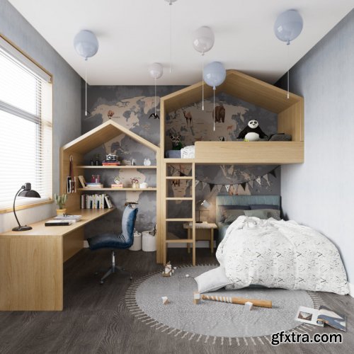 Interior Children Room By Se Arc