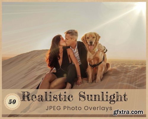 CreativeMarket - 50 Realistic Sunlight Photo Overlay 6316789