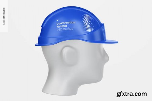 Construction helmet mockup