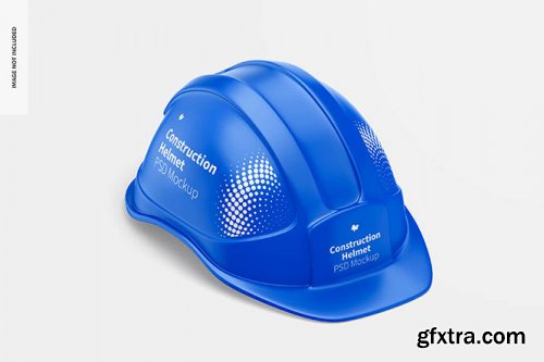 Construction helmet mockup