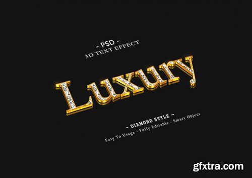 Luxury 3d text effect