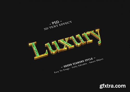 Luxury 3d text effect