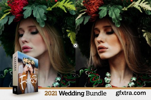 CreativeMarket - 200+ Wedding Presets Bundle 2021 6172458