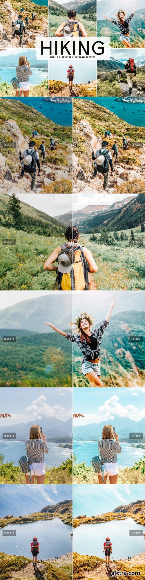 CreativeMarket - Hiking Pro Lightroom Presets 6283947