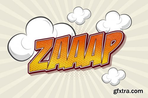 CreativeMarket - Comic and Cartoon Text Effects Vol.4 5668923