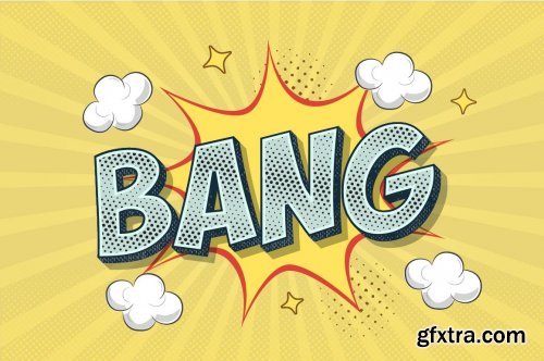 CreativeMarket - Comic and Cartoon Text Effects Vol.4 5668923