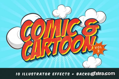 CreativeMarket - Comic and Cartoon Text Effects Vol.4 5668923