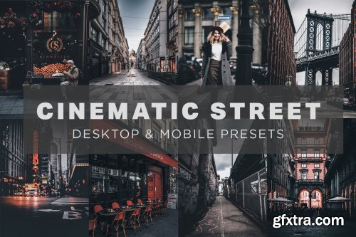 CreativeMarket - 6 Cinematic Street Lightroom Presets 6276839