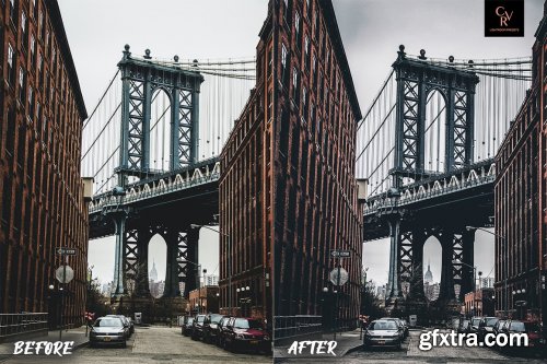 CreativeMarket - 6 Cinematic Street Lightroom Presets 6276839