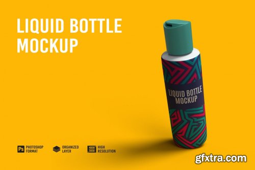 Liquid Bottle Mockup