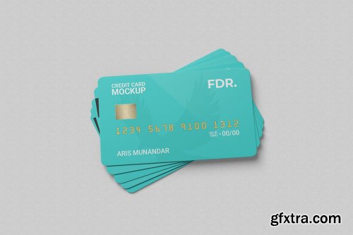 Stack Credit Card Mockup