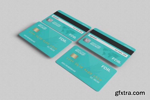 Stack Credit Card Mockup