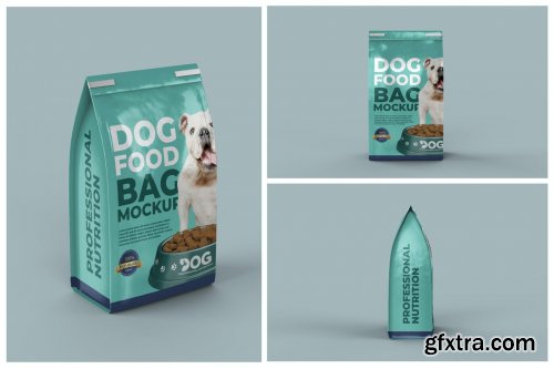 Pet Food Bag Mockup