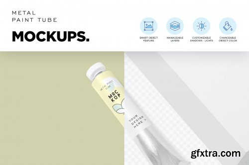 Paint Tube Mockups