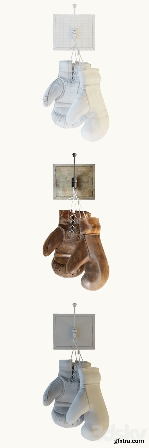 Restoration Hardware, Vintage Leather Boxing Gloves