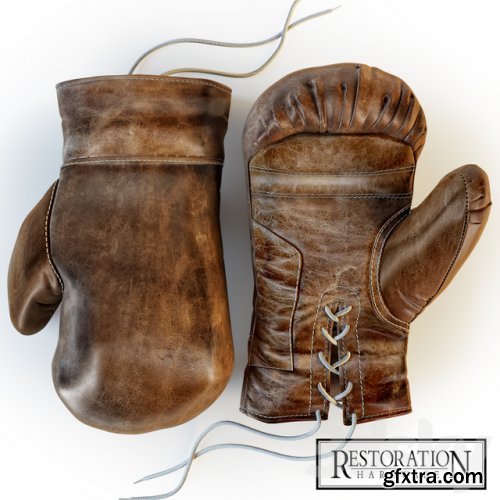 Restoration Hardware, Vintage Leather Boxing Gloves