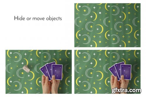 CreativeMarket - Tarot Cards Reading Cloth Mockups 6000399