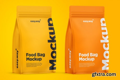 CreativeMarket - Matte Coffee Bag PSD Mockup 5997166