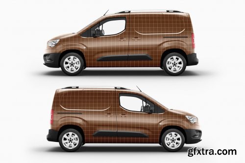 CreativeMarket - Delivery Car Mockup 12 6045831