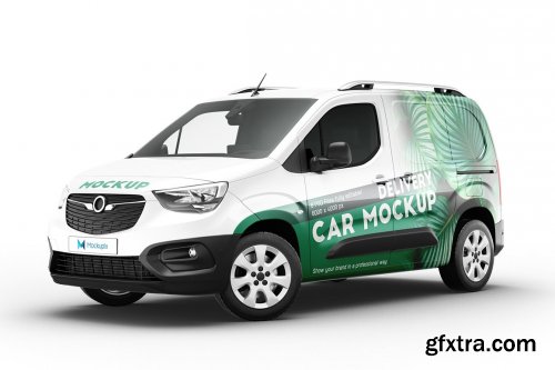 CreativeMarket - Delivery Car Mockup 12 6045831