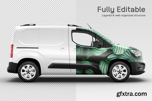 CreativeMarket - Delivery Car Mockup 12 6045831