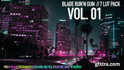 MakeArtNow - Blade Run'n Gun LUTs Pack