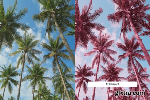 CreativeMarket - 20 Pink Infrared Lightroom Presets & LUTs 6287887