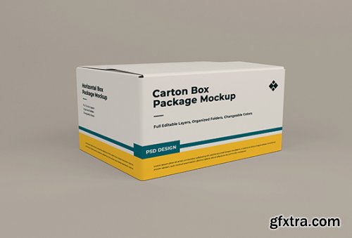 Cardboard box mockup 2