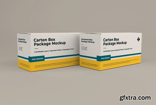 Cardboard box mockup 5