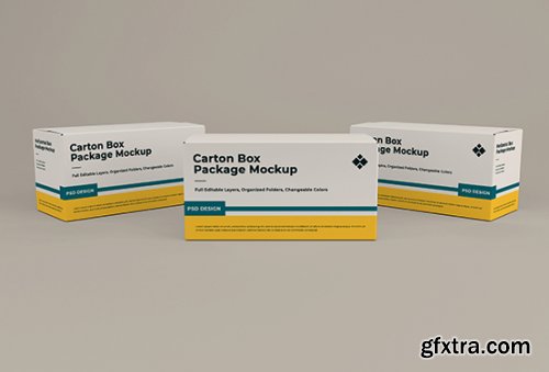 Cardboard box mockup 5