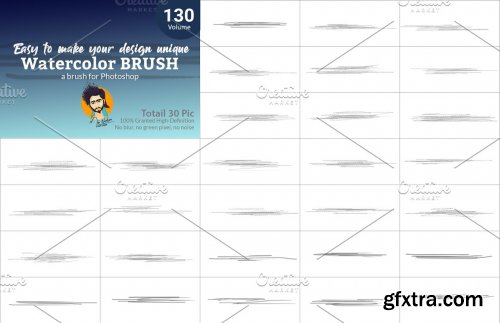 CreativeMarket - Watercolor Brush Bundle 5754878