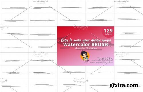 CreativeMarket - Watercolor Brush Bundle 5754878