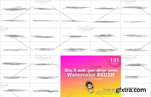 CreativeMarket - Watercolor Brush Bundle 5754878