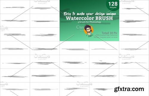 CreativeMarket - Watercolor Brush Bundle 5754878