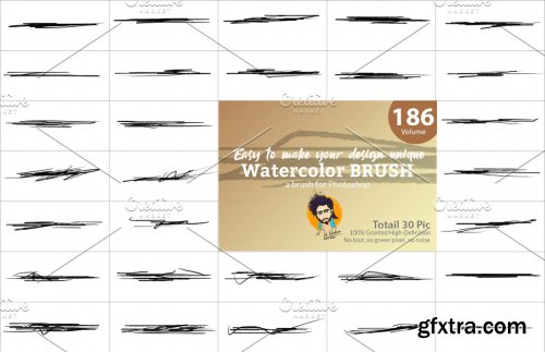 CreativeMarket - Watercolor Brush Bundle 5754878