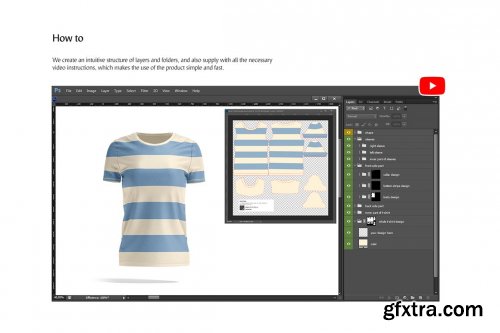 CreativeMarket - Women's T-shirt Animated Mockup 5849092